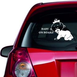 Αυτοκόλλητο αυτοκινήτου - Baby on board 45